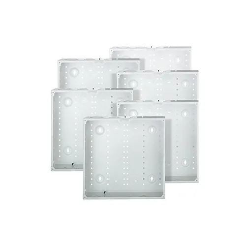 Leviton 47605-14G 14" Structured Media Enclosure, Enclosure Only, Metal, White, Priced Individually, Sold in Quantities of 6