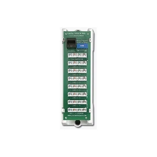Leviton 43080-1L13 Telephone Security Module on Plastic Bracket