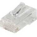 Leviton 47613-EZR EZ-RJ45 CAT5e Plug, 10-Bulk-Pack