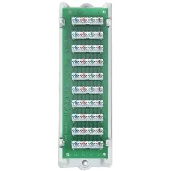 Leviton 47689-B 1x9 Bridged Telephone Module (Expansion Board with ABS Bracket), includes 110 Punch Down Tool