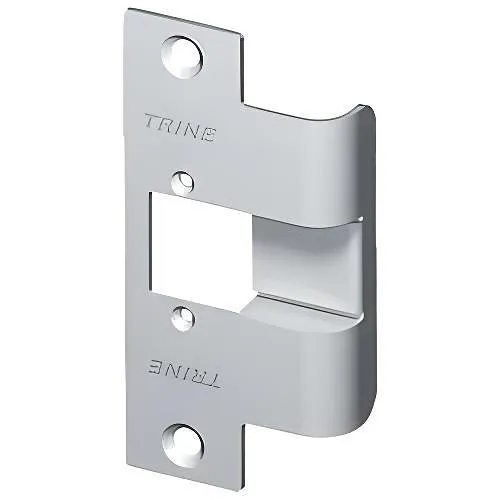 Trine 478X-375-32D 3000 Series Adjustable Extended Lip Faceplate, Satin Stainless Steel