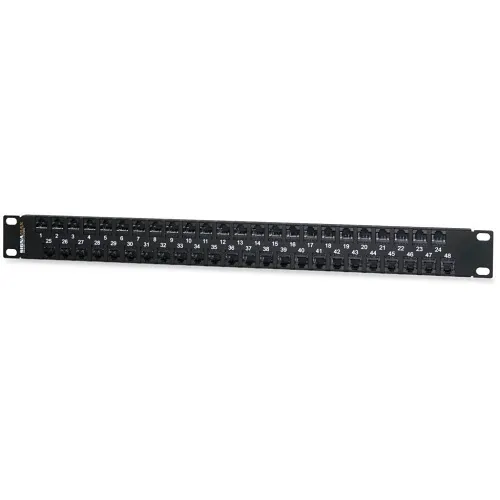 Signamax 48458FTHD1-C5E 48-Port CAT5 High-Density Feed-Thru Patch Panels