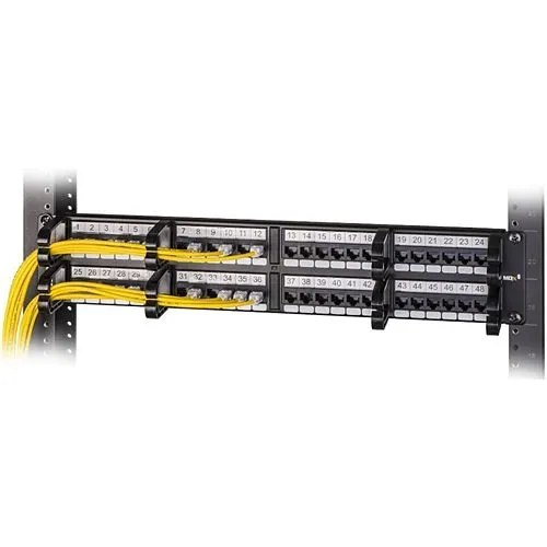 Signamax 48-Port Category 5e Mdx-Series Patch Panel, 2u