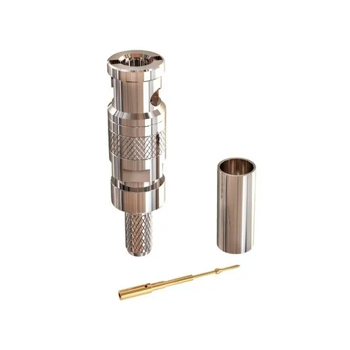 Belden 4855RMBUHD3 B50 Micro Mini Coaxial Cable, BNC, 3-Piece Crimp Connector, UHD, 50-Pack