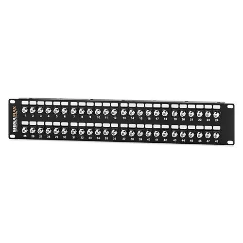 Signamax 48F3HD-FT 48-Port F-Type Connector Feed-Thru Patch Panels, 3 GHz
