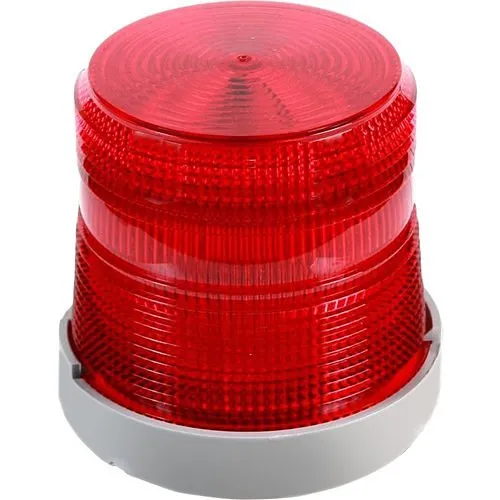 Edwards Signaling Flashing Halogen Beacon Red 120V AC 50/60 Hz, 0.2 A