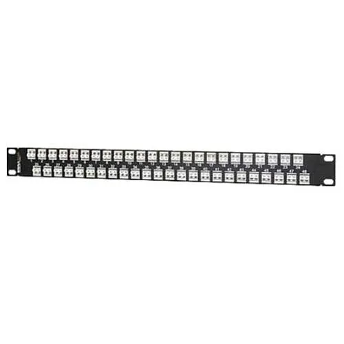Signamax 48HD1LC-FT 48-Port (96-Fiber) LC OM1 / OM2 Feed-Thru Patch Panel, 1U