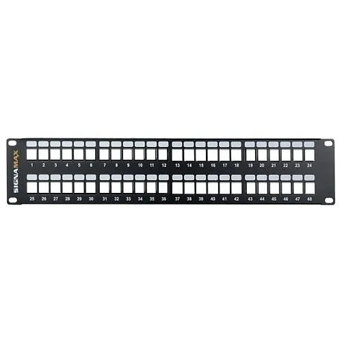 Signamax 48HD1LCG-FT 96-Fiber (48-Duplex) High-Density LC MM 10 Gig LOF Panel, 1.75"