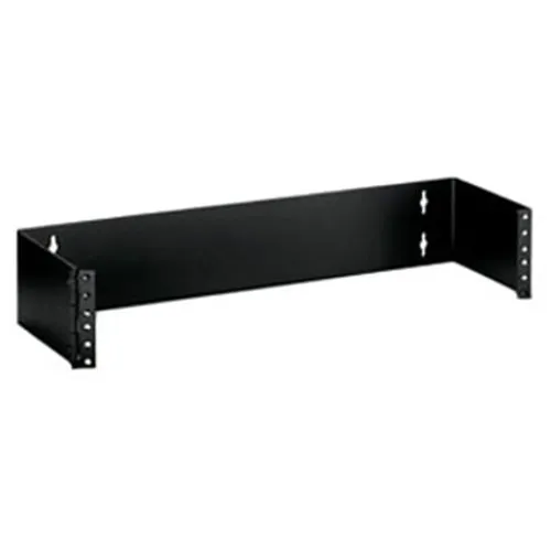 Leviton 49251-W62 2 Position Hanged Wall Mount Bracket 3.5" x 6.0",Black