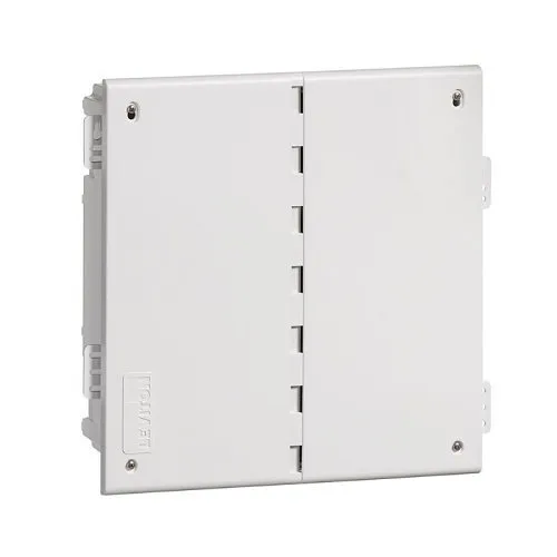 Leviton 49605-140 14" Wireless Structured Media Enclosure with Vented Cover, Plastic, White