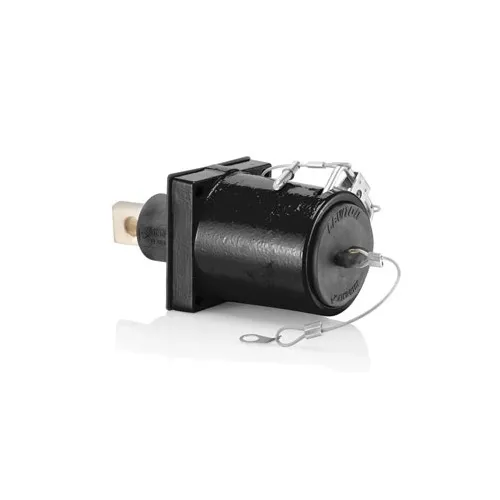 Leviton 49FR1-XE High Amp Complete Female Receptacle, Single Hole, Red
