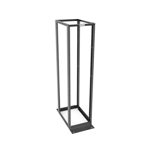 Great Lakes 4P-45U32-B-SQM6 4 POST Rack, 84" Height, 20" Width, 32" Depth, 45 Rack Mount Units
