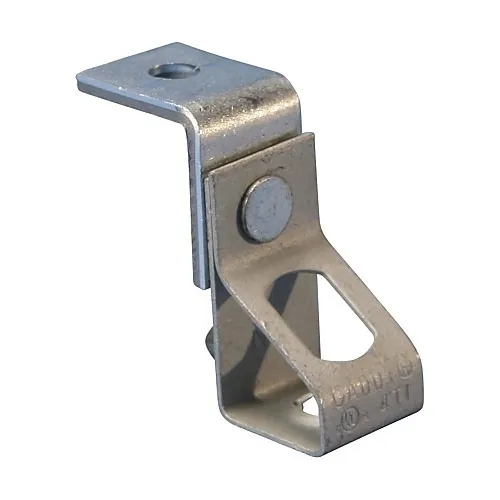 nVent CADDY 4TIB Threaded Rod Hanger with Angle Bracket 0.25" Hole Plain, 0.25" Hole Threaded
