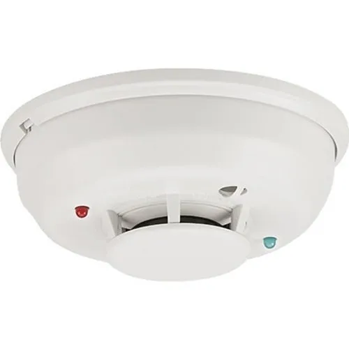 System Sensor 4WITAR-B Photoelectric i3 Smoke Detector with Isolated Thermal Sensor, 4-Wire, Built-in Sounder, Form Relay, White