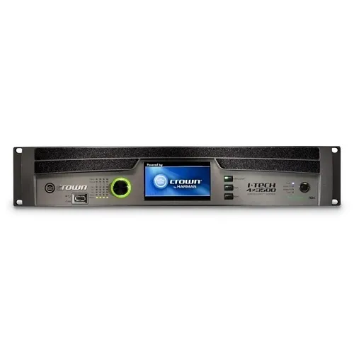 Crown 4X3500HDS-U-USFX 4-Channel DSP Based Power Amplifier, Speakon Version, 4000W at 4 Ohms