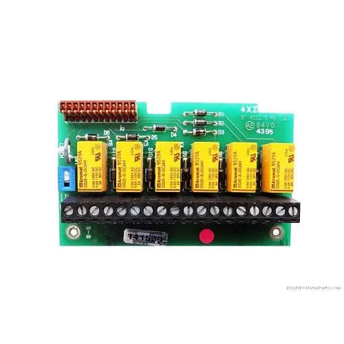 Fire-Lite 4XZMF Plug-In Zone Relay Module, Form Relay, Compatible with MS-4 Fire Alarm Control Panel