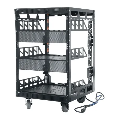 Middle Atlantic 5-14-CONFIG Slim Series Pre-Configured AV Rack Frame, 20" Deep, 14U