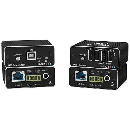 Kramer 50-00015590 PT−2UT/R−KIT USB 2.0 PoC Extender Kit Over Extended–Reach CAT