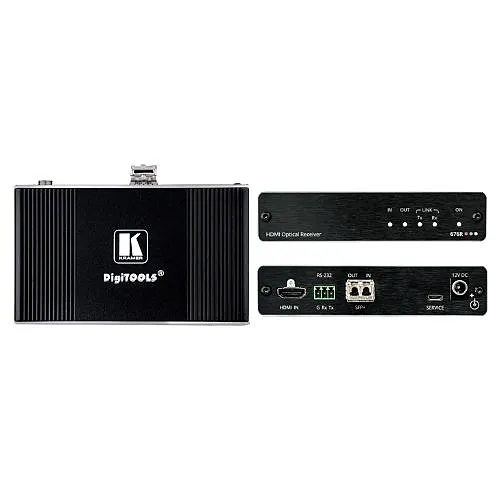 Kramer 676R 4K60 4:4:4 HDMI and RS-232 Receiver Over Ultra-Reach MM/SM Fiber Optic