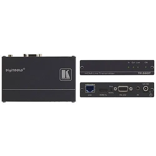 Kramer 50-80021090 TP-580T 4K HDMI Bidirectional RS232 Twisted Pair HD BaseT Transmiter