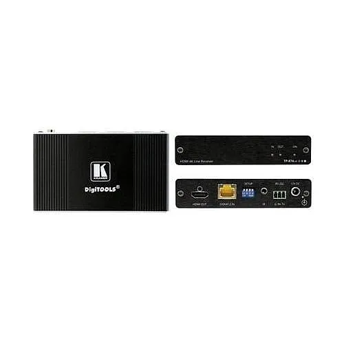 Kramer TP-874XR 4K HDR HDMI PoC Receiver with RS–232 and IR over Long–Reach DGKat 2.0