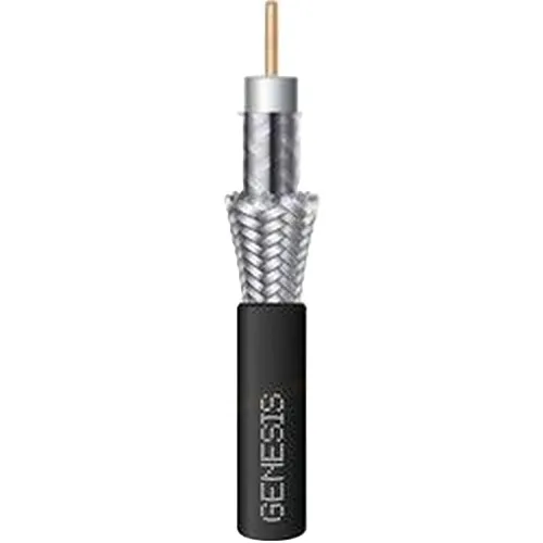 Genesis 50031103 RG6/U 18G 60 ALUM 1M Coaxial Cable, Box, Orange