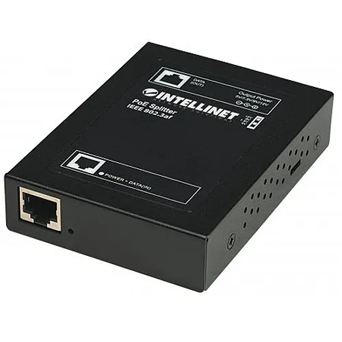 Intellinet 502900 PoE Splitter, 5, 7.5, 9 or 12VDC Output Current