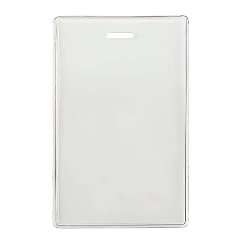 Brady ID 504-EST Proximity Card Holder, Heavy-Duty, Clear Vinyl, 2.38" x 3.75", Clear, 100-Pack