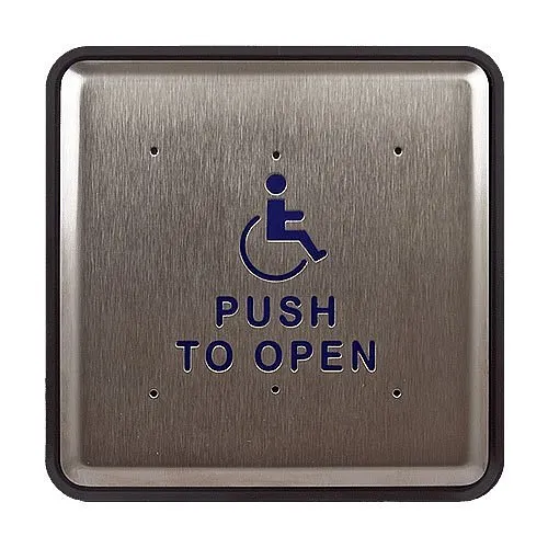 Norton Rixson 505 6" Square Push to Open Door Switch, ADA-Compliant