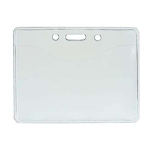 Brady ID 50635FS Plastic Card Pouch, Clear