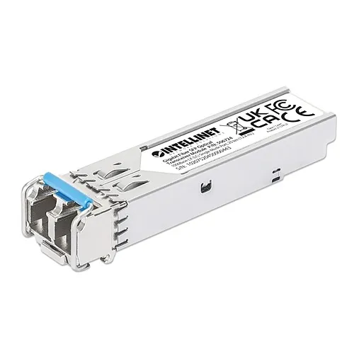 Intellinet 506724 1000Base-LX (LC) Single-Mode Port Gigabit Fiber SFP Optical Transceiver Module, 20 km (12.4 mi)