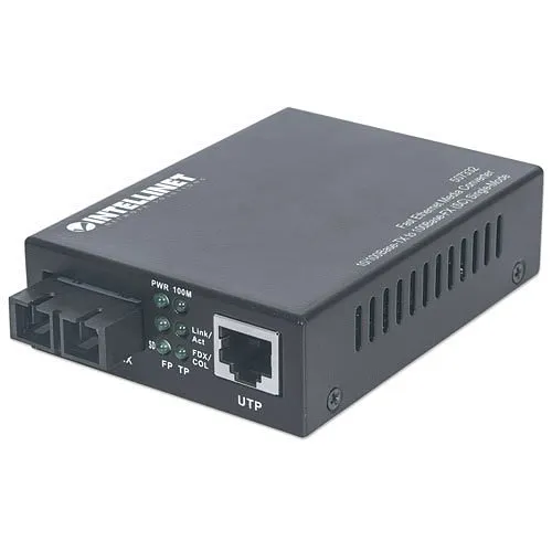 Intellinet 507332 10/100 SC Media Converter