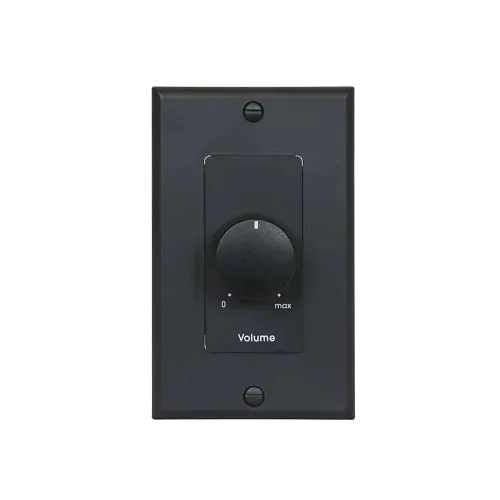 Lowell 50LVC-DB 50W Mono Autoformer Attenuator Volume Control with Rotary Dial, 1-Gang, Black