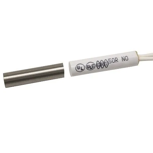 GRI 50RS-12WG-W 50RS Series Miniature 1/4" Recessed Switch Set Wide Gap, 10W, 200VDC, 0.50A, Closed, N/O, A, White