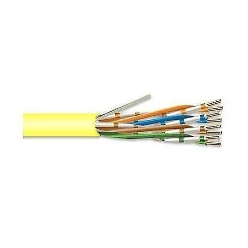 Superior Essex 51-240-65 CAT5E Network Cable, 4x24 Marathon 1000' Box, Yellow