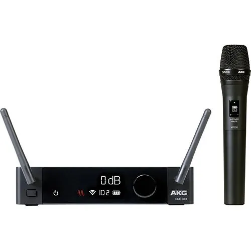 AKG DMS300M 2.4 GHz Digital Handheld Wireless Microphone System Set