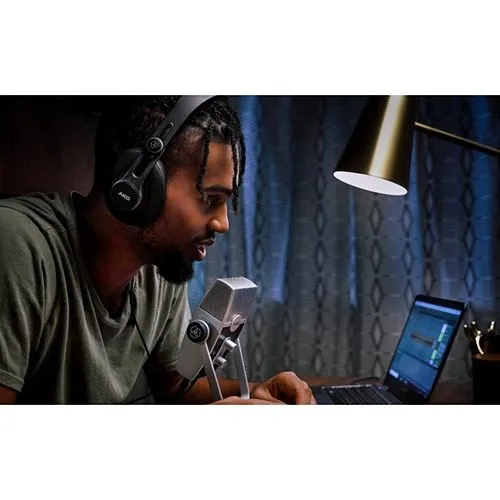 AKG 5122010-00 Podcaster Essentials Lyra USB Microphone and AKG K371 Headphones