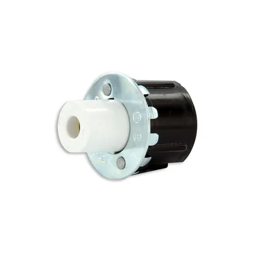 Leviton 516  Standard Fluorescent Snap-In Lampholder, Slimline Base, Single Pin, White