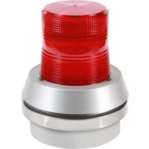 Edwards Signaling 51R-N5-40W 51R-N5-40W Red Incandescent Beacon with Horn, in x 7.38 in H, 120VAC/50-60Hz, Flashing, 95dB@1m, -35 to 66 max operating temperature