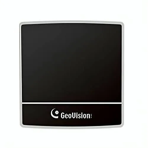 GeoVision GV-DES1352 Dual-Band RFID Reader, Support MIFARE and DESFire, Black