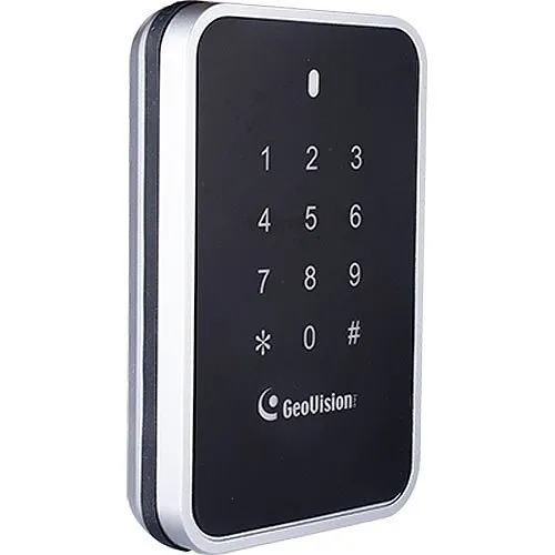 GeoVision GV‐RKD1352 Card Reader with Keypad, 13.56 MHz Mifare, DESFire EV2, OSDP