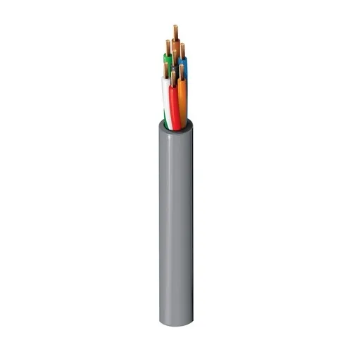Belden 5205UE 0081000 16-7 Stranded BC Security and Sound Cable, Riser-CMR, Polyolefin Insulation, PVC Jacket with Ripcord, Gray