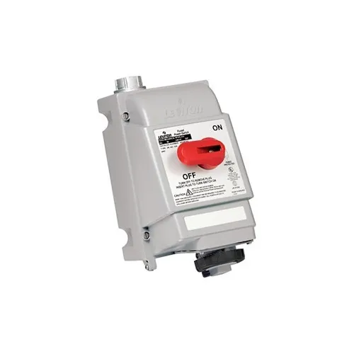 Leviton 520MI5W Non-Fused Mechanical Enclosure 4-Pole 5-Wire 3-Phase, 20A 347/600V