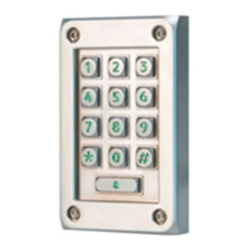 Paxton 521-836-US Compact Vandal Resistant Metal Keypad