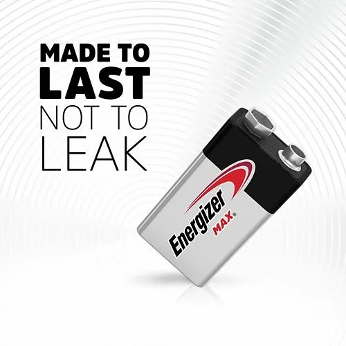 Energizer Max 22BP Alkaline 9 Volt Batteries, 1 Pack