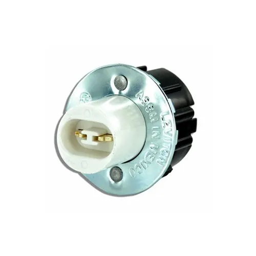 Leviton 523 Standard Fluorescent Lampholder, High-Output Base, Double Contact, White