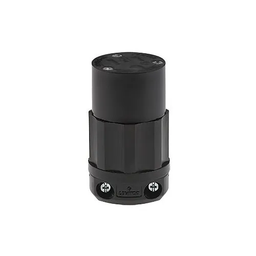 Leviton 5269-CB Connector, Grounding 2Pole 3Wire, 15A 125V, RoHS