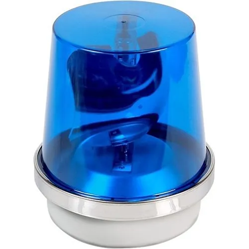 Edwards Signaling 52B-N5-40WH AdaptaBeacon 52 Series Rotating Halogen Beacon, 120V AC, 0.35A, Ambar