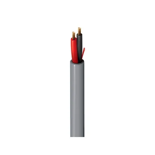 Belden 5300UE 010U1000 Security & Sound Cable, 2-Conductor 18 AWG, Unshielded, Riser CMR Rated, PVC Jacket, Black