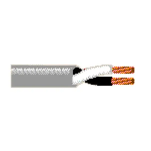 Belden 5300UP 0101000 Audio Cable, 2-Conductor 18 AWG, Unshielded, CM Rated, PVC Jacket with Ripcord, Black